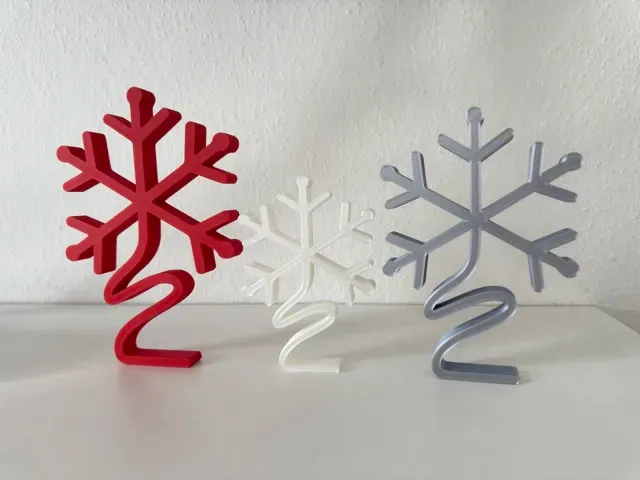 Minimalistischer Schneeflocken Aufsteller — Фото 8 из 9