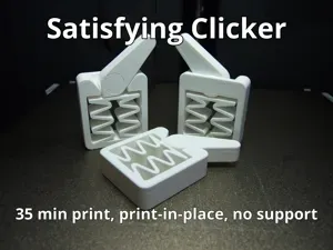 Lever Clicker - print-in-place