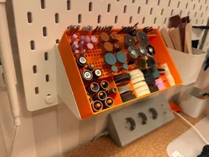 Dremel Bit Caddy – Skådis / Gridfinity