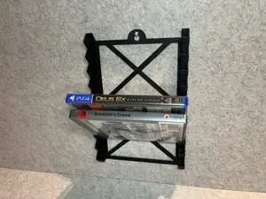 Wall games stand holder for PlayStation PS5 PS4