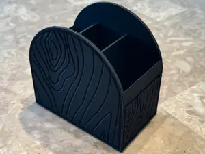 Modern Arc Desk Organizer Remote Holder