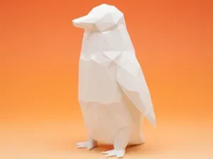 Low Poly Penguin | Easy Print | Minimal Decor