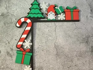 Christmas Tree Gnome Door Corner