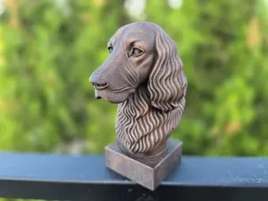 SETTER DOG BUST