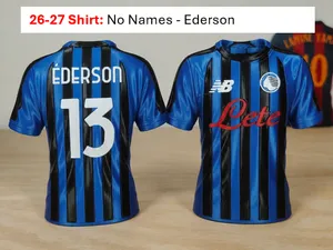 Atalanta 2026–27 Jersey – No Names + Players