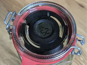 Mason Jar - Hygrometer Clip