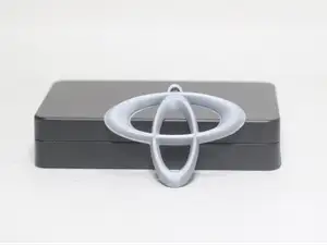 Toyota Logo Keychain 2 – Simple 3D Printed Emblem