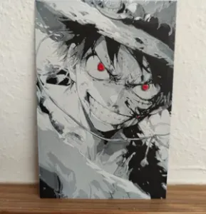 Hueforge Luffy with red eyes