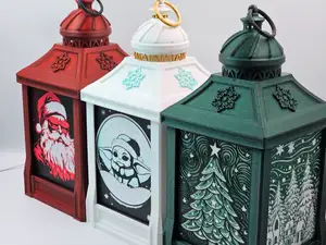 Arctic Glow Christmas Lantern LED lamp kit 001
