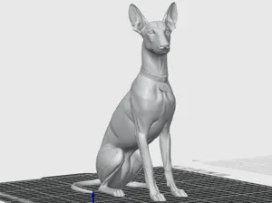 Ancient Elegance: The Pharaoh Hound Statue