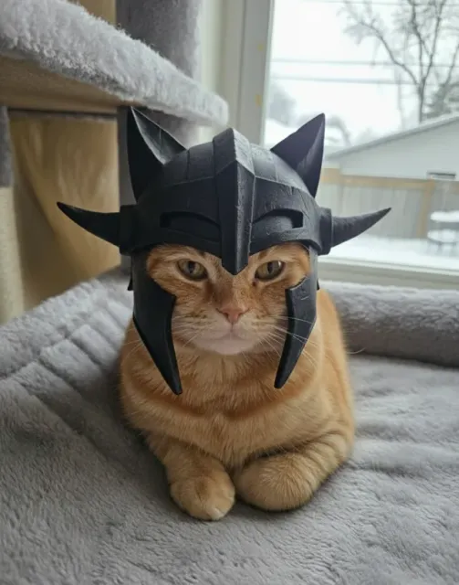 Meow-rior’s Helm: Fantasy Cat Helmet The Skyrim — Фото 3 из 6