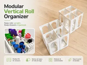 Modular Vertical Roll Organizer