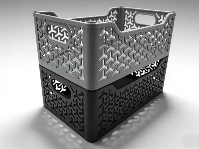 精致高级 结实实用|可堆叠镂空收纳筐Stackable Hollow Storage Basket