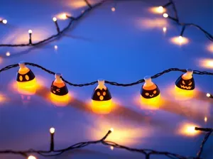 Cute Candy Corn String Fairy Lights