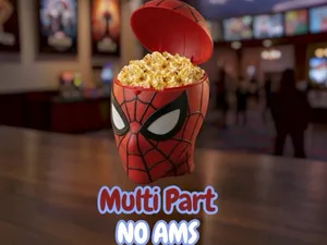 Bucket PopCorn Spider-Man NO AMS 