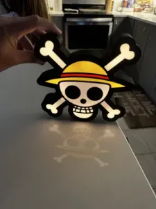 One Piece Logo Light Box