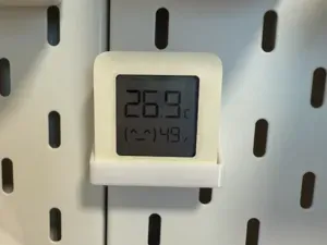 米家温湿度传感器2代 宜家SKADIS洞洞板支架，仅5.7g