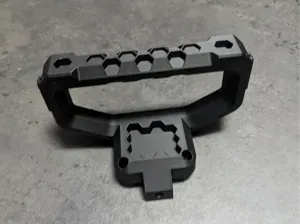 A1 mini hex handle with accessory attach points