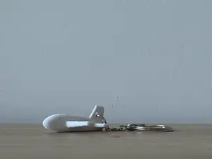 airplane keychain