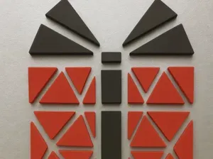 pacco regalo puzzle mosaico