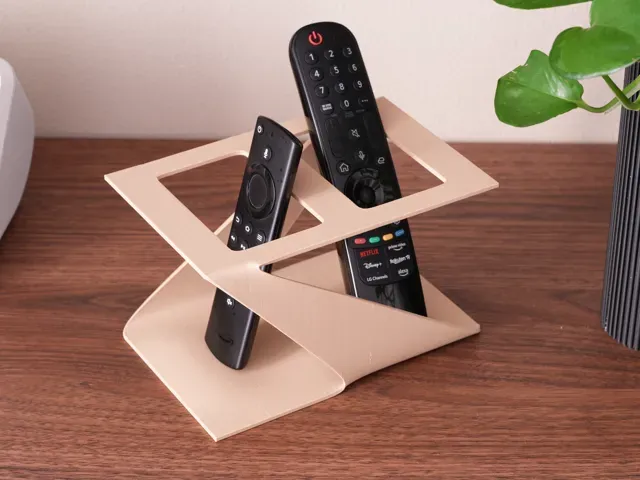 Retro 70s Dual Remote Holder - Minimalist Stand — Фото 6 из 7
