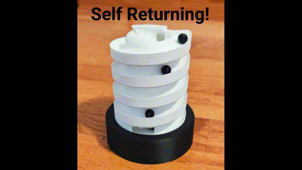 The Ultimate Self Returning Marble Vortex