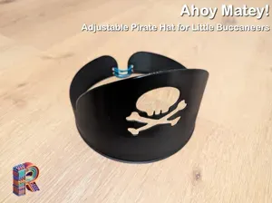 Adjustable Pirate Hat for Little Buccaneers