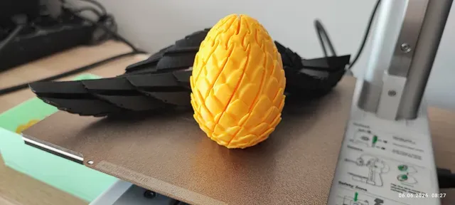 Twisty Dragon Egg | 12-Segment | Print-in-Place — Фото 6 из 7