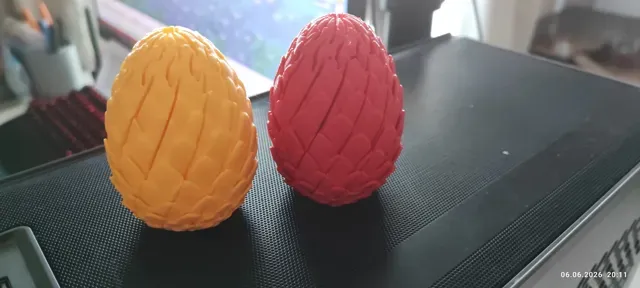 Twisty Dragon Egg | 12-Segment | Print-in-Place — Фото 7 из 7