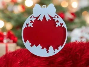 Bola de navidad Abetos Modelo 1