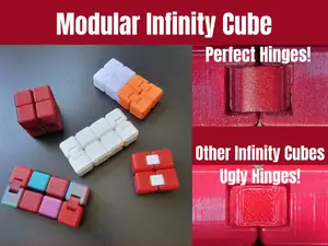 Modular Infinity Cube! Perfect Hinges