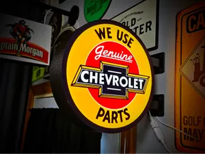 GENUINE CHEVROLET PARTS ~ 2-Sided LED Lightbox