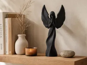 Wavy Angel Statue