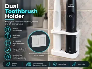 Philips Sonicare Oral-B Dual Toothbrush Holder