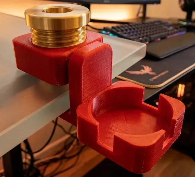 Clamp-Sip: Desk Cup Holder with Spoon-Holder Screw — Фото 7 из 8