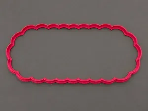Scalloped Rim Cutter for Large Rounded Rectangles