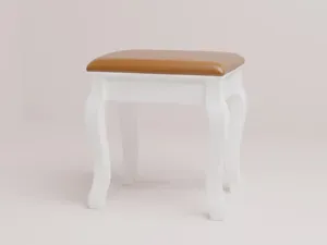 Miniature Classic Stool for dollhouse, scale 1:12
