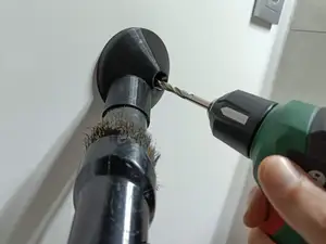 Drill dust collector for 32 mm vacuum nozzle