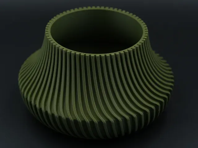 Aurora Japandi Ribbed Planter — Фото 3 из 6