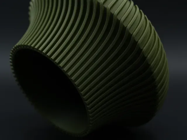 Aurora Japandi Ribbed Planter — Фото 4 из 6