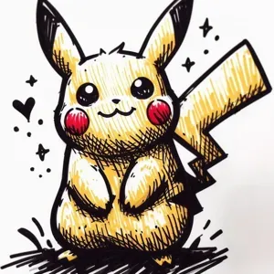 Pikachu HueForge