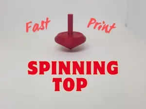Spinning top fidget toy fast print