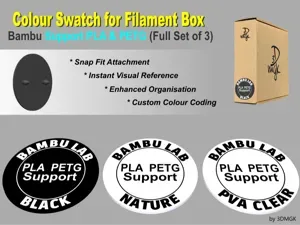 Filament Box Swatch - Bambu SUPPORT PLA & PETG