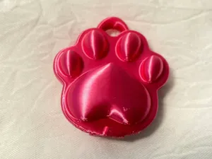 立体猫爪项链