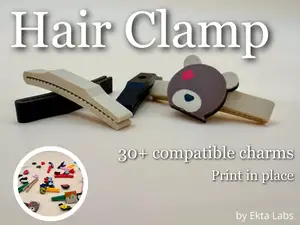 Hair Clamp Charm Compatible – No Hardware