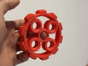 Planetary Gear Fidget Spinner - Fully Mechanical