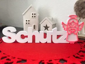 Schutzengel - Persönlicher 3D-Schriftzug