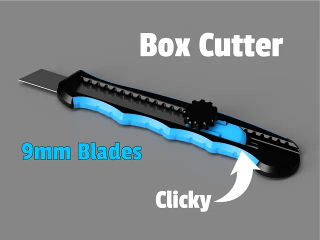 Mini 9mm Cutter with Click Lock System