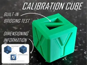Calibration Cube XYZ with bridging test