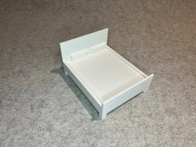 Dollhouse bed miniature house — Image 6 of 8